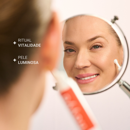 Sérum facial firmador com peptídeos, geleia real e vitamina E