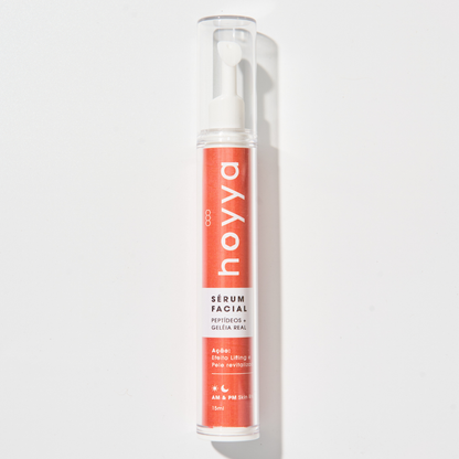 Sérum facial firmador com peptídeos, geleia real e vitamina E